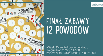 Finał akcji „12 powodów, by pokochać Lubliniec” - świąteczne warsztaty rodzinne