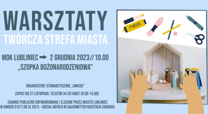 Na grafice zdjęcie szopki bożonarodzeniowej