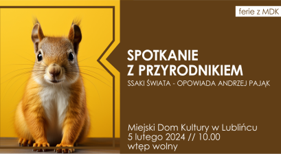 Na grafice zdjęcie wiewiórki