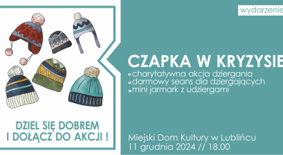 Grafika akcji ,,Czapka w kryzysie'' 