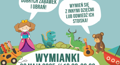 Grafika wydarzenia ,,Lubliniec wymienia się zabawkami”