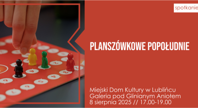 Grafika zapowiadająca Planszówkowe Popołudnie