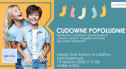 Grafika zapowiadająca wydarzenie ,,Cudowne popołudnie'' 