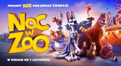 plakat filmowy z postaciami animacji