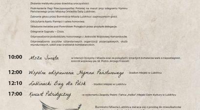 plakat informacyjny teść w opisie wydarzenia