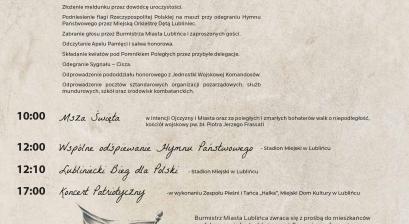 plakat informacyjny teść w opisie wydarzenia