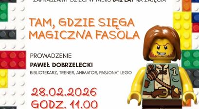 KLOCKI LEGO W BIBLIOTECE: TAM, GDZIE SIĘGA MAGICZNA FASOLA