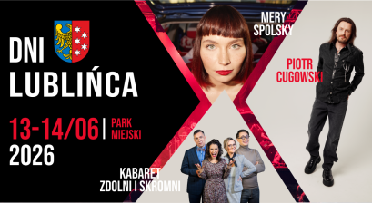 Grafika zapowiadająca wydarzenie Dni Lublińca 2026