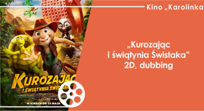 Grafika zapowiadająca animację ,,Kurozając i świątynia Świstaka'' 