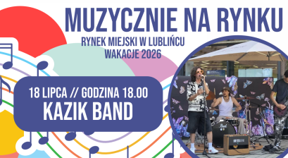 Grafika zapowiadająca koncert Kazik Band 