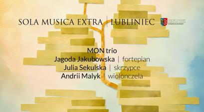 Plakat reklamujący koncert ,,Sola Musica Extra'' 