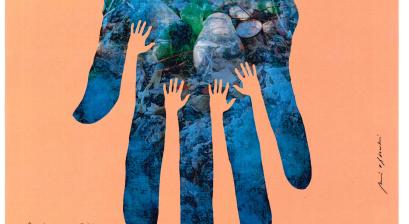 Plakat 30 Akcji Sprzątania Świata - Polska - Sprzątanie świata łączy ludzi