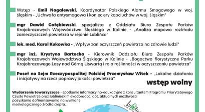 plakat dotyczący spotkania