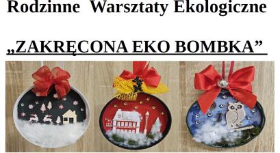 zaposzenie na warsztaty zakręcona eko bombka
