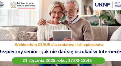 Grafika - seniorzy przy tablecie