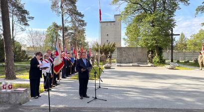 Burmistrz na uroczystościach Święta Trzeciego Maja 2024 r.