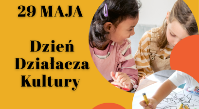 Grafika z dziećmi - Dzień Działacza Kultury 