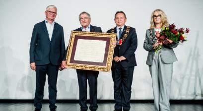 Dr Johannes Georg Bednorz Honorowym Obywatelem Miasta Lublińca