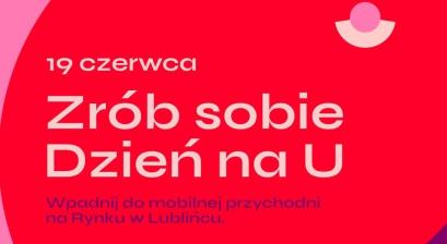 Nazwa akcji na czerwonym tle 