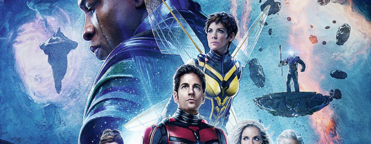 Plakat filmu „ANT-MAN I OSA: KWANTOMANIA”