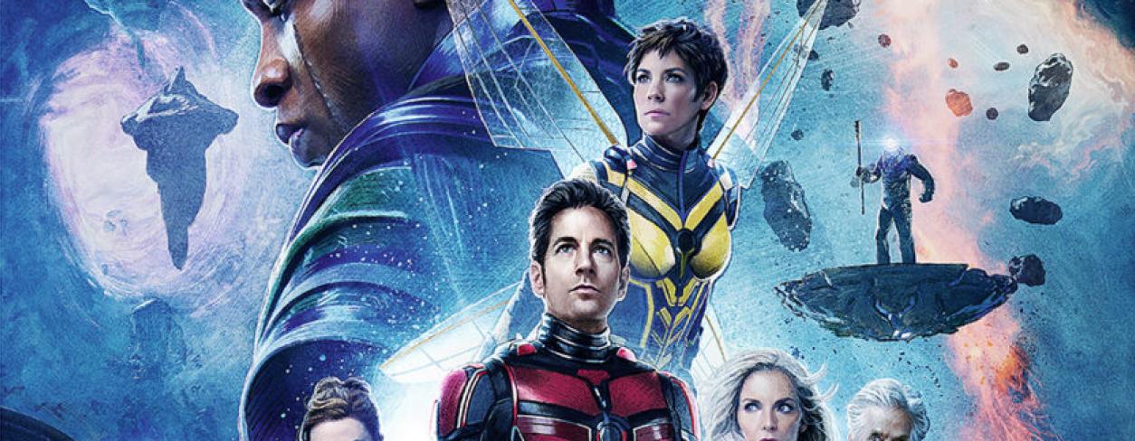 Plakat filmu „ANT-MAN I OSA: KWANTOMANIA”