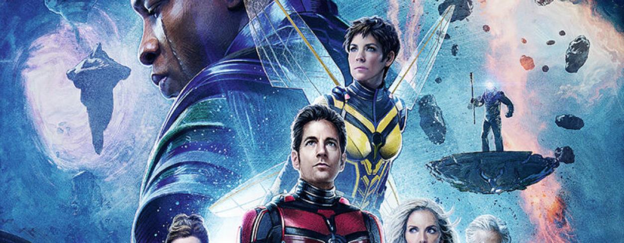 Plakat filmu „ANT-MAN I OSA: KWANTOMANIA”