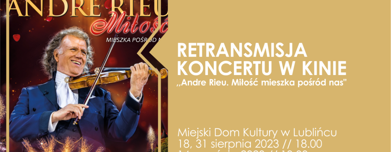 Na grafice zdjęcie Andre Rieu