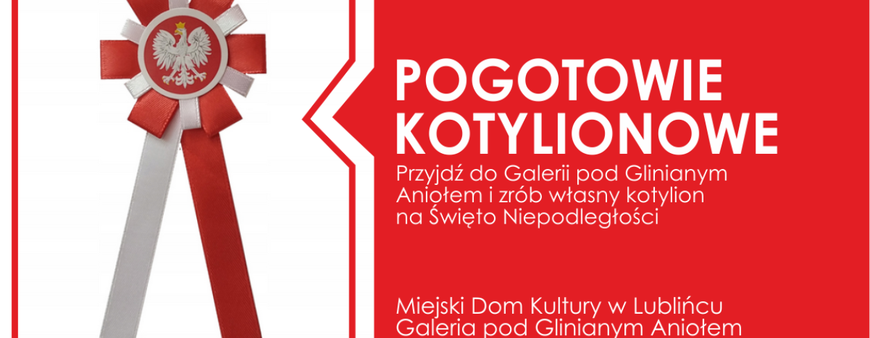Na grafice biało-czerwona rozetka z symbolem godła Polski orłem białym 