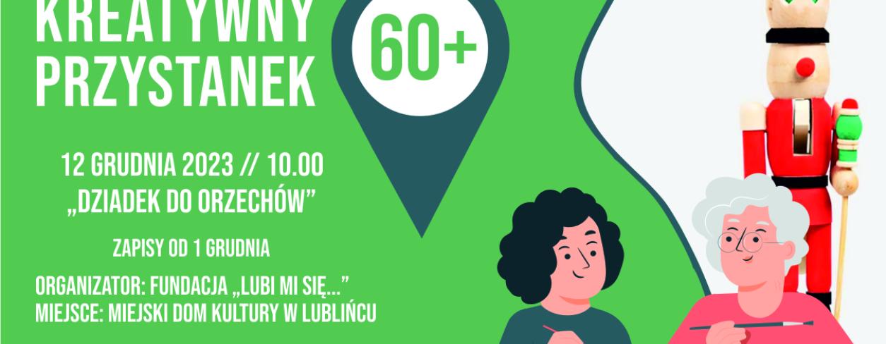 Grafika z ,,Dziadkiem do orzechów'' czyli drewnianą figurką 