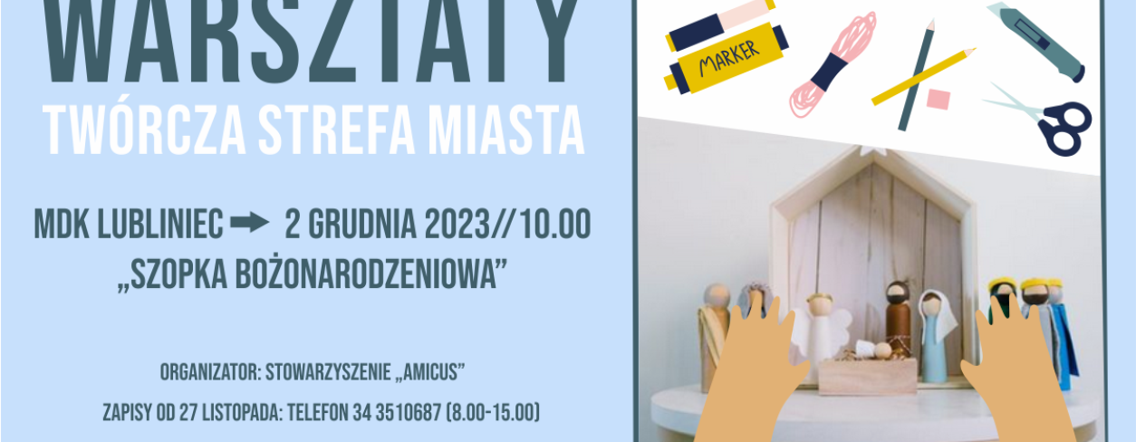 Na grafice zdjęcie szopki bożonarodzeniowej