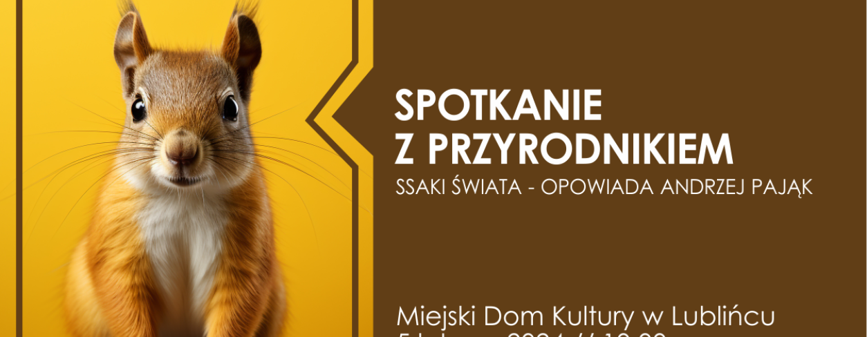 Na grafice zdjęcie wiewiórki
