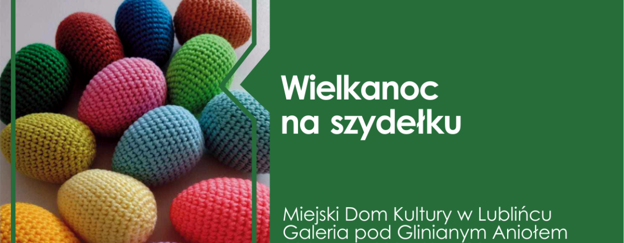 grafika z jajkami wykonanymi na szydełku 