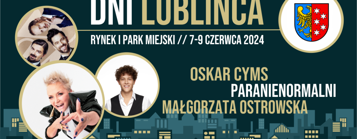 Grafika informująca o wydarzeniu ,,Dni Lublińca''