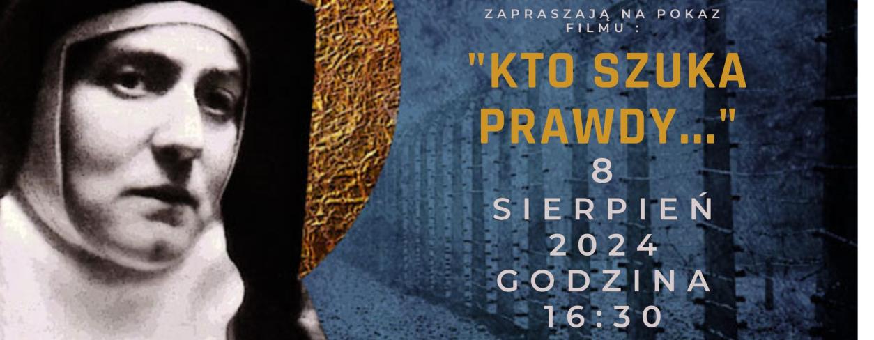 plakat z wizerunkiem św. Edyty Stein