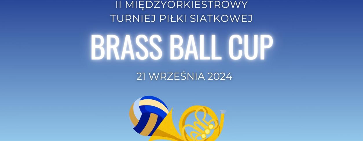 Obrazek z piłką siatkową i trąbką