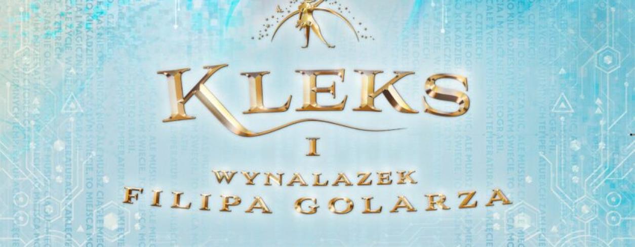 Plakat filmu Akademii Pana Kleksa, na pierwszym planie profil robota 