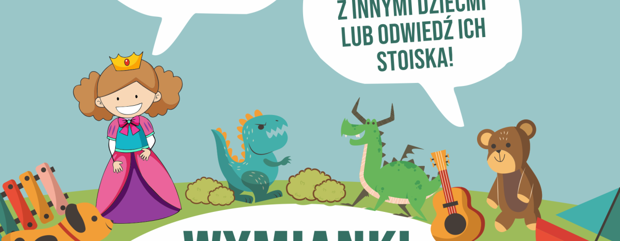 Grafika wydarzenia ,,Lubliniec wymienia się zabawkami”