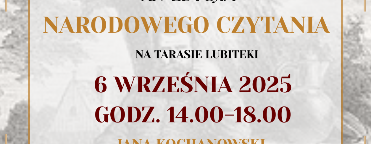NARODOWE CZYTANIE