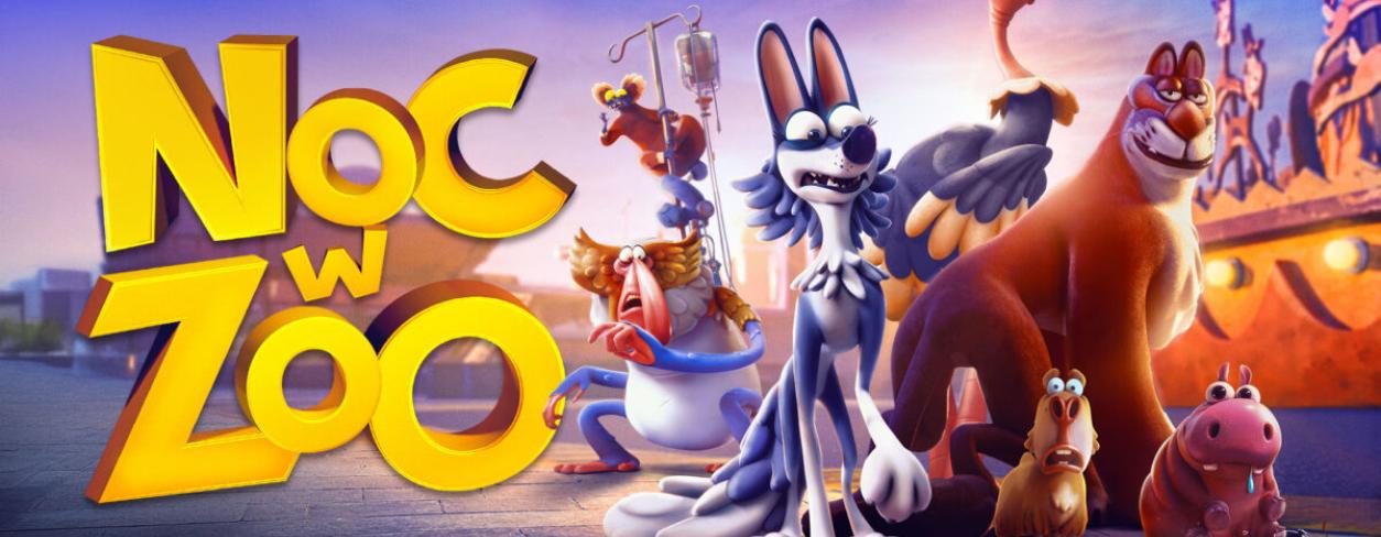 plakat filmowy z postaciami animacji