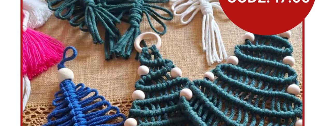 SZNURKOWE CHOINECZKI: RODZINNE WARSZTATY  ŚWIĄTECZNE