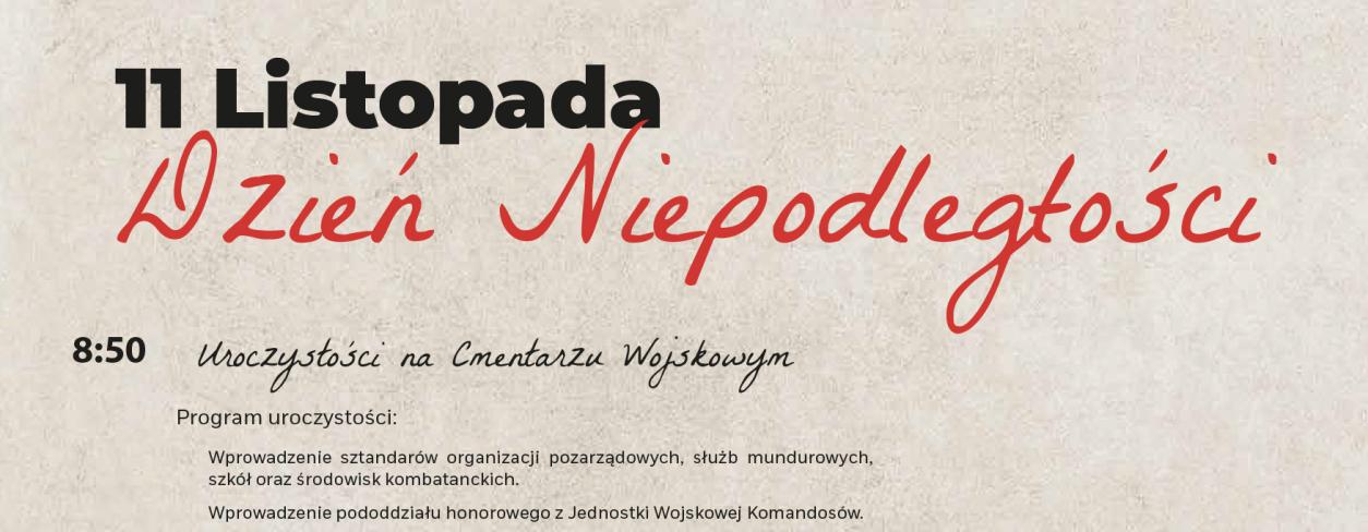 plakat informacyjny teść w opisie wydarzenia