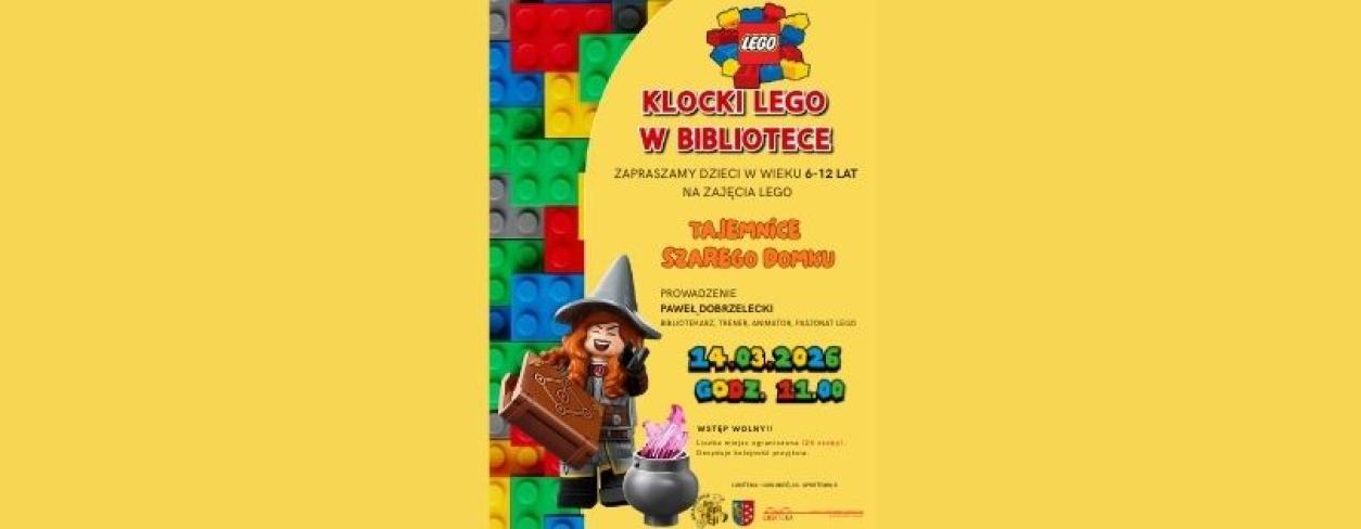 KLOCKI LEGO W BIBLIOTECE: TAJEMNICE SZAREGO DOMKU