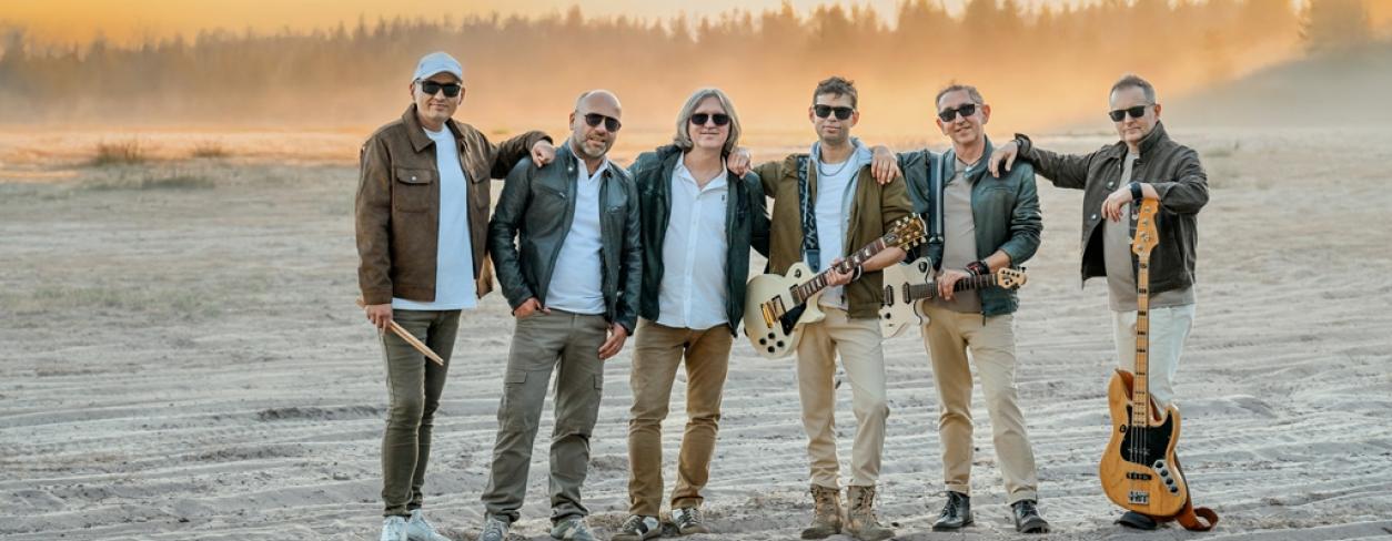 Zdjęcie zespołu Universe reklamujące koncert ,,Tacy byliśmy jeszcze wczoraj…”