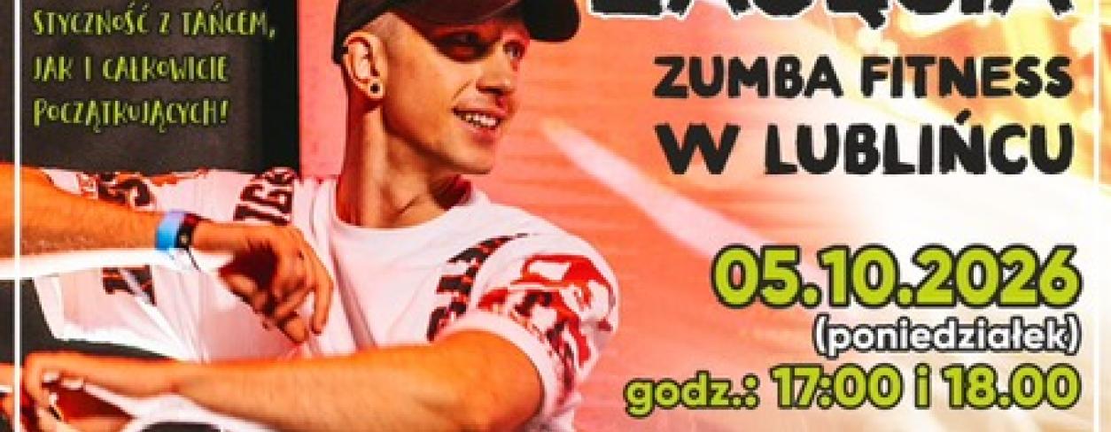 Plakat reklamujący zajęcia zumba fitness