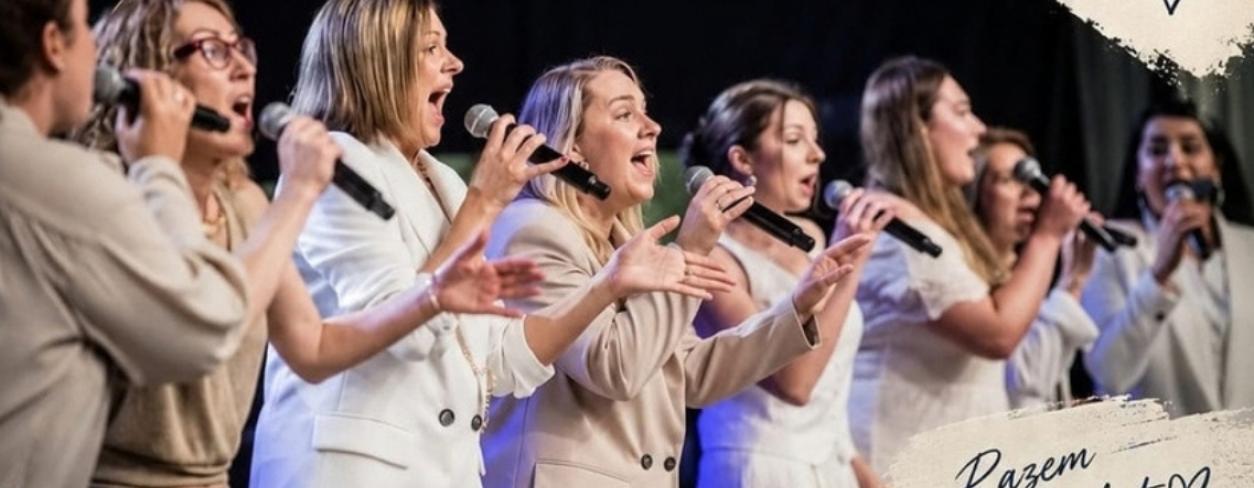 Plakat zapowiadający Koncert jubileuszowy zespołu Gospelsi