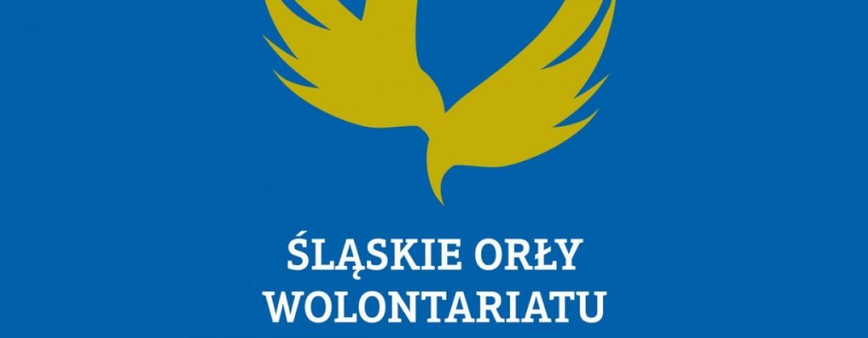 Grafika - Śląskie Orły Wolontariatu, autor Małgorzata Wojtczyk, Urząd Marszałkowski Województwa Śląskiego 