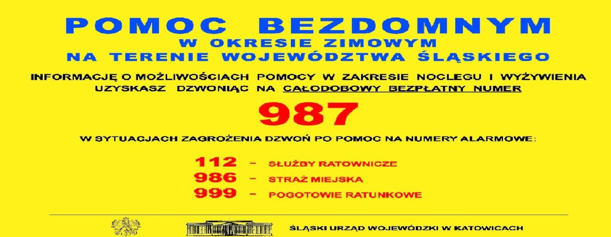 Plakat Pomoc Bezdomnym