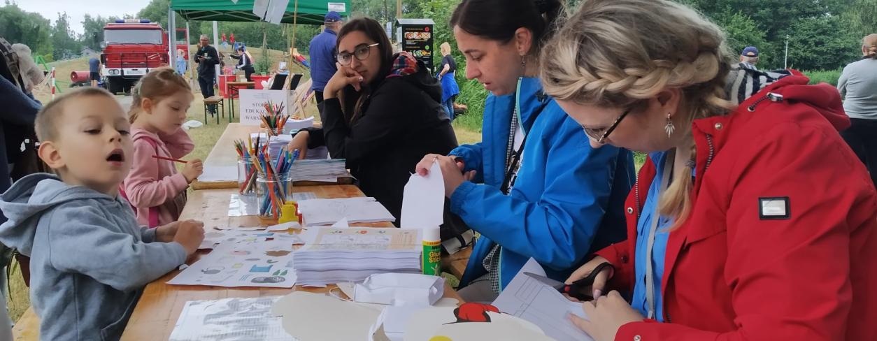 Ekologiczna edukacja w trakcie pikniku profilaktyczno-ekologicznego „Bezpieczne wakacje nad wodą”