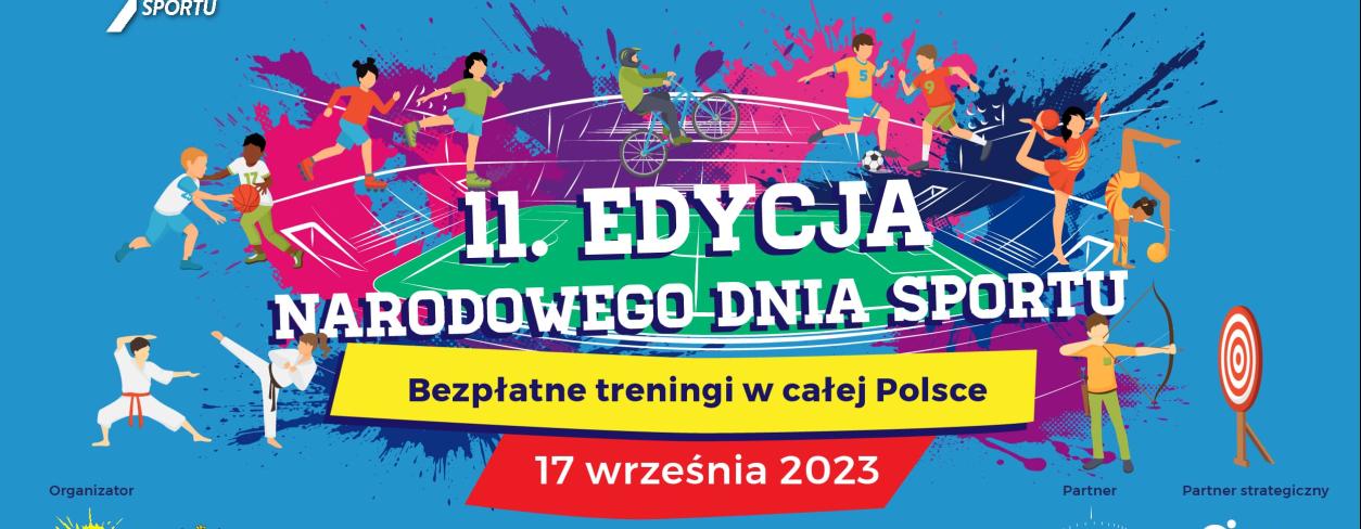 Plakat promujący 11. Edycję Narodowego Dnia Sportu