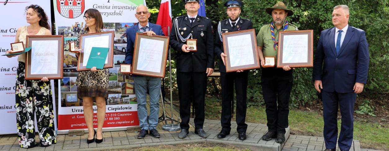 Zdjęcie członków delegacji z Lublińca 
